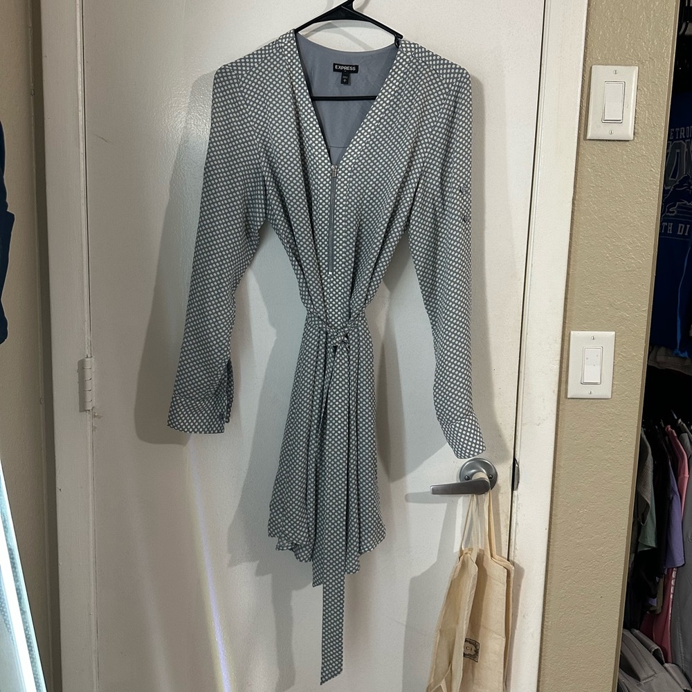 Express dress size small, new without tags, polka dot